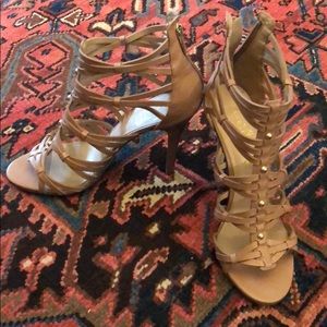 Ivanka Trump nude strappy heels size 8.5